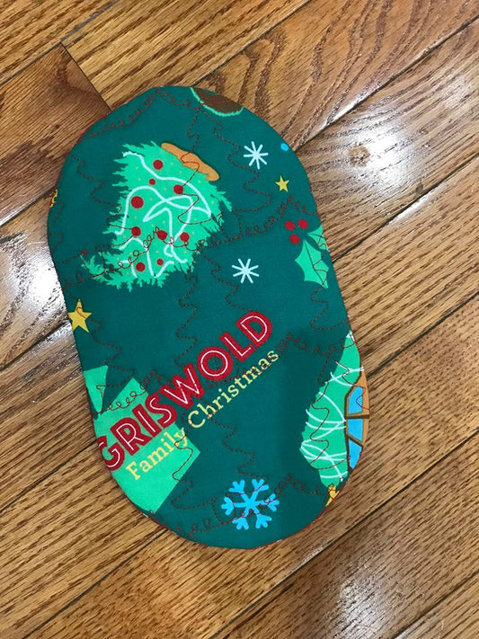ITH In The Hoop Kitchen Oval Christmas Tree Pot holder Oven Mitt