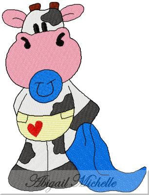 Baby Cows Filled Set Embroidery Design