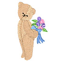 Bubbin Bear Set  Machine Embroidery