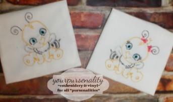 Quick Stitch Girl Bee Insect Bug Machine Embroidery Design COLORWORK