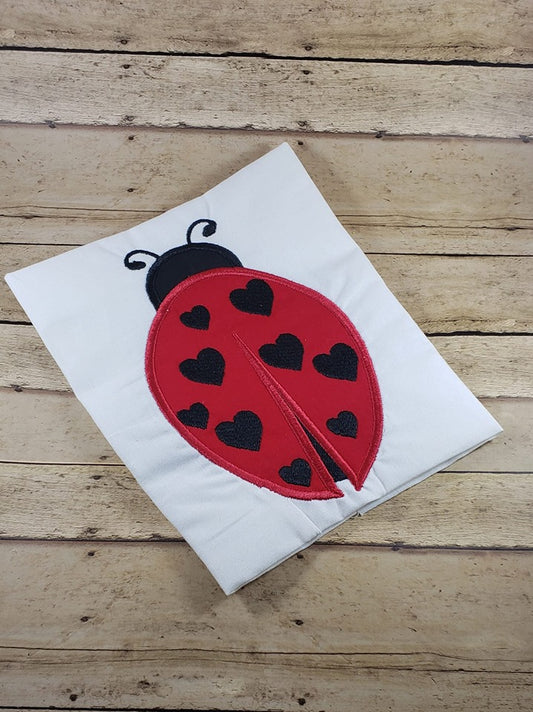 Ladybug Insect Bug Machine Applique Embroidery Design