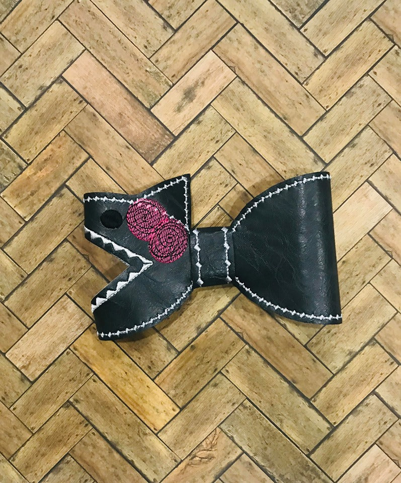 ITH Shark Bow with floral design