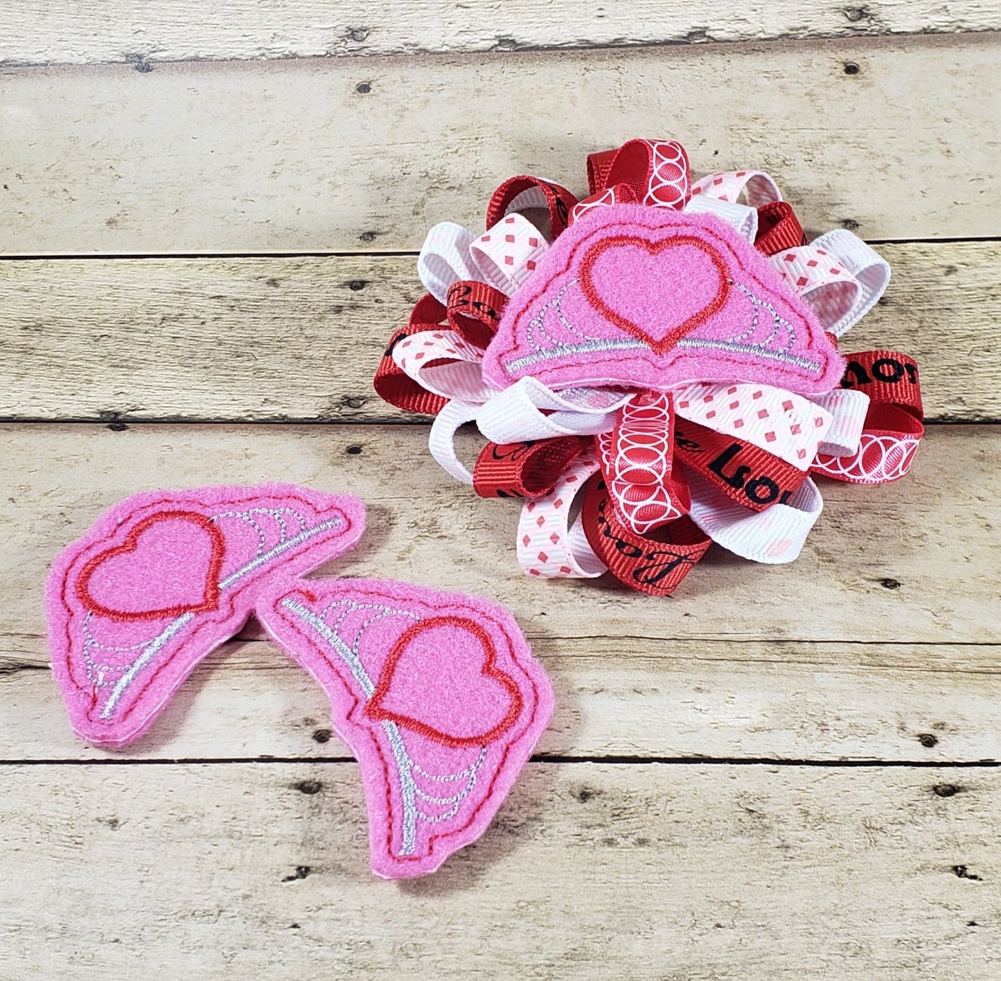 Heart Crown Princess feltie