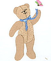 Bubbin Bear Set  Machine Embroidery