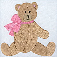 Bubbin Bear Set  Machine Embroidery