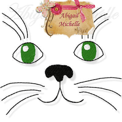 Animal Faces, 9 Designs - Machine Embroidery