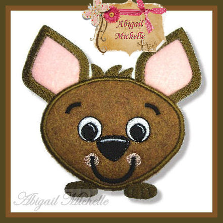 Chihuahua Applique 3 Sizes - Machine Embroidery