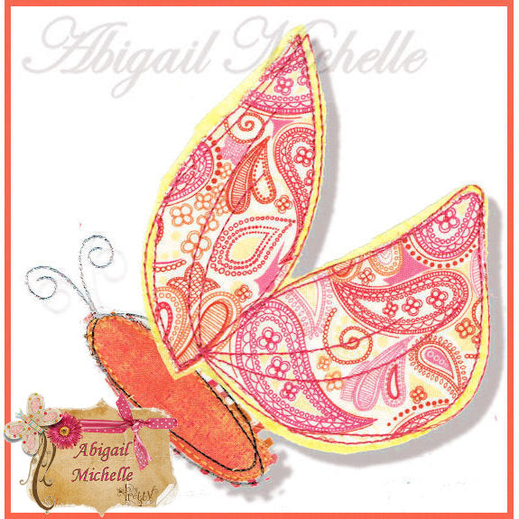 Elegant Owls Applique Set, 3 Sizes - Machine Embroidery