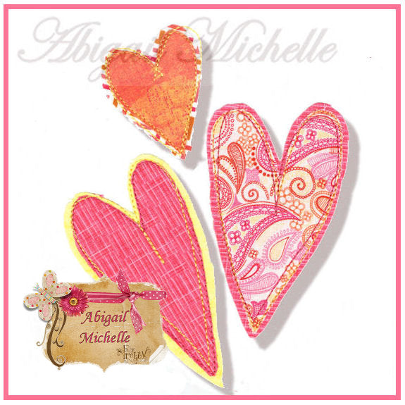 Elegant Owls Applique Set, 3 Sizes - Machine Embroidery
