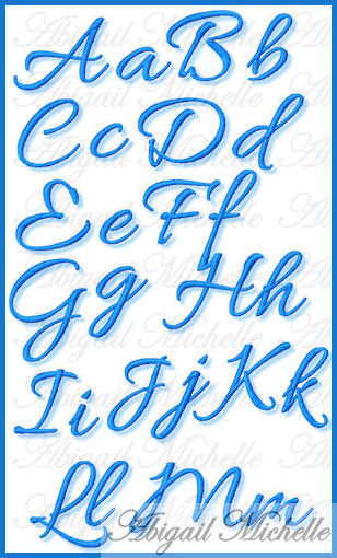 I love you Monogram Font 5 sizes