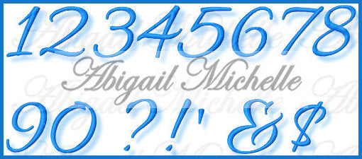 I love you Monogram Font 5 sizes