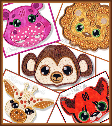 Jungle Animals Banner Add On Set - 3 Sizes