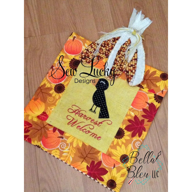 Fall Crow Applique