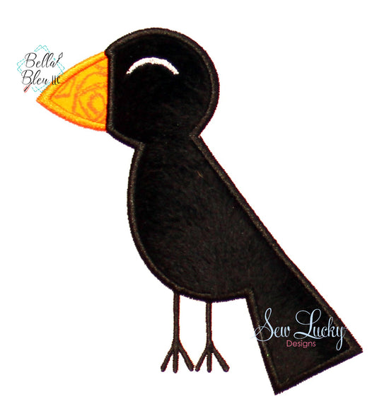Fall Crow Applique