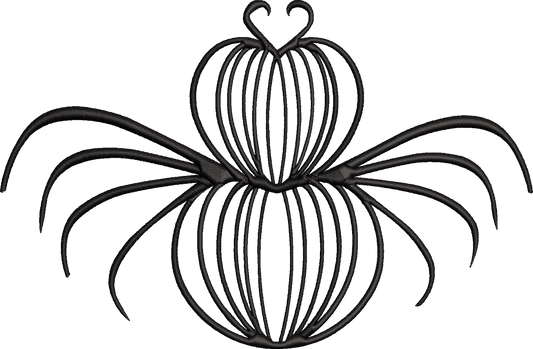 Spider Cage Urban Machine Embroidery Design