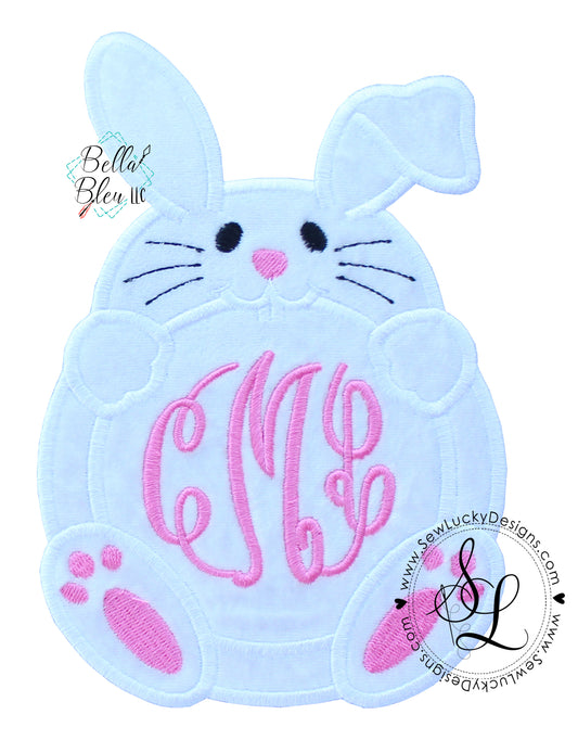 Easter Bunny Monogram Frame