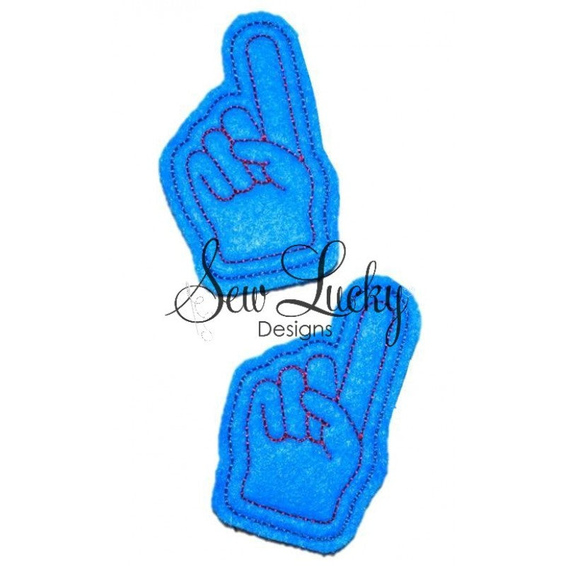 Sports Foam Finger feltie