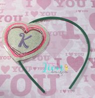 ITH Sketchy Heart Feltie Headband Slider