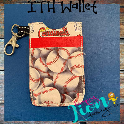 ITH Credit card or Id holder with pocket