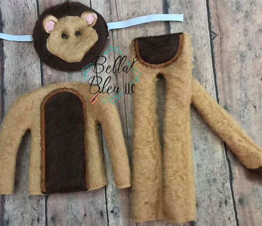 Inspired Wizard of Oz Cowardly Lion  Elf Sweater Shirt Costume