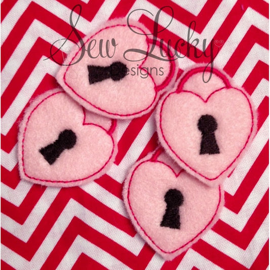 Locked Heart feltie