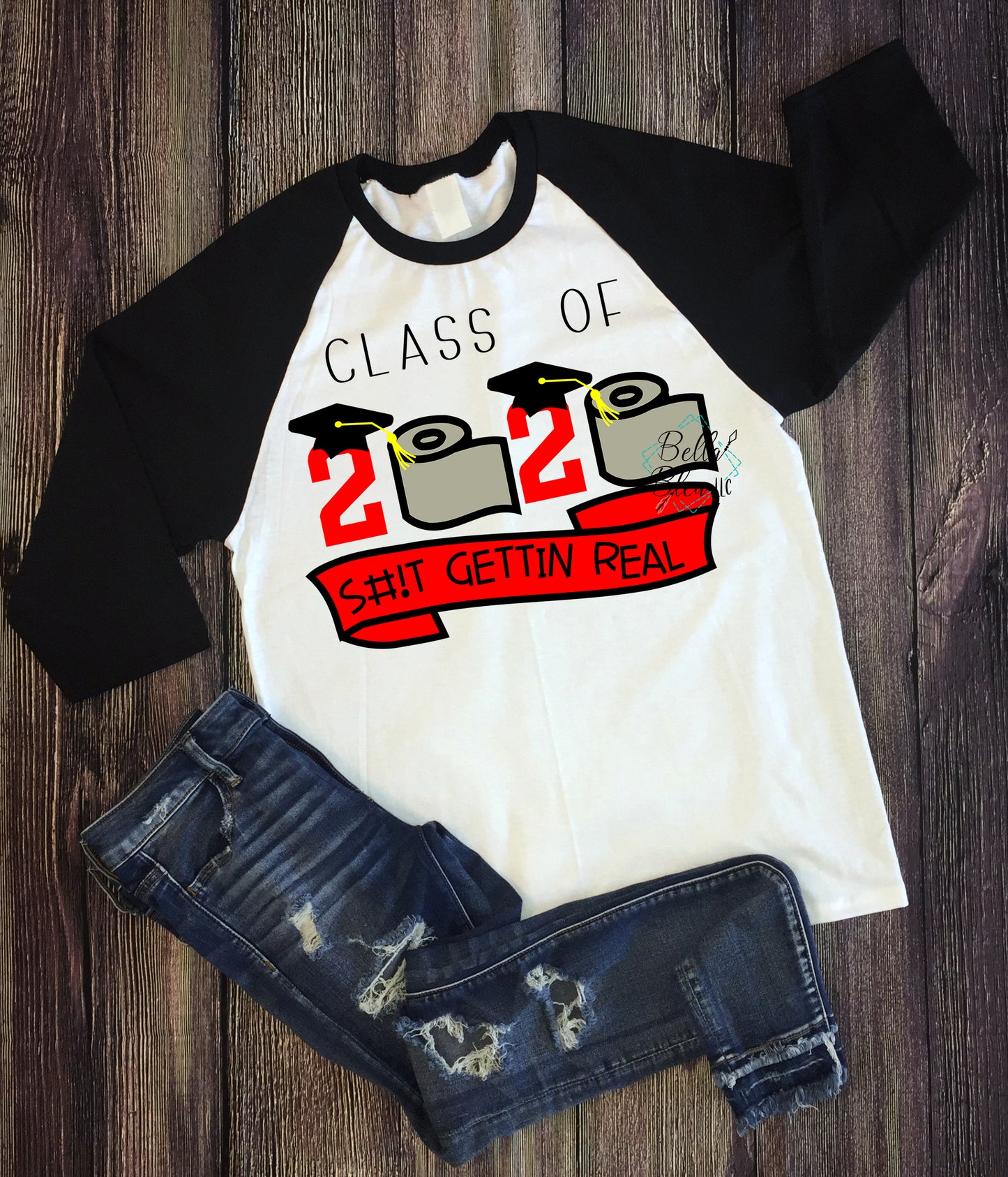 Class of 2020 Toilet Paper Shit getting real Sublimation SVG DFX