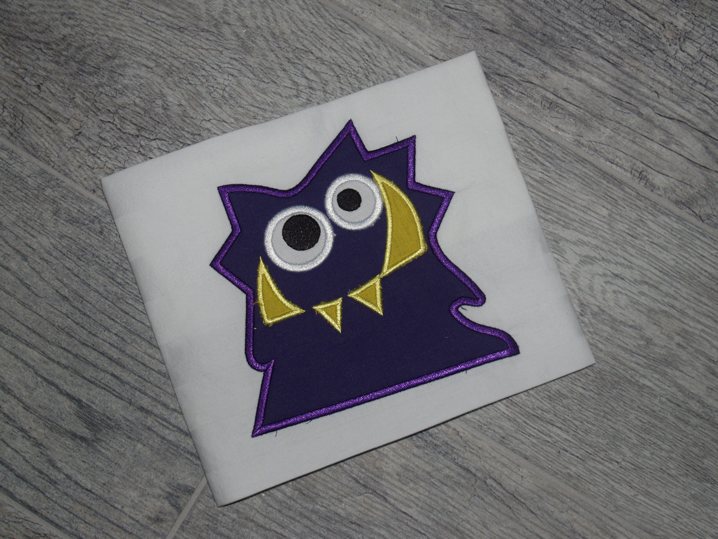 Silly Monster Machine Embroidery applique design 6x6