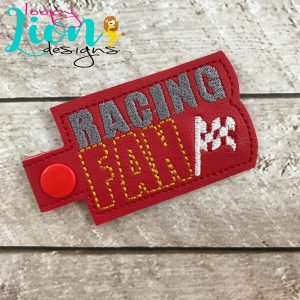 Racing Dad Snap Key Fob