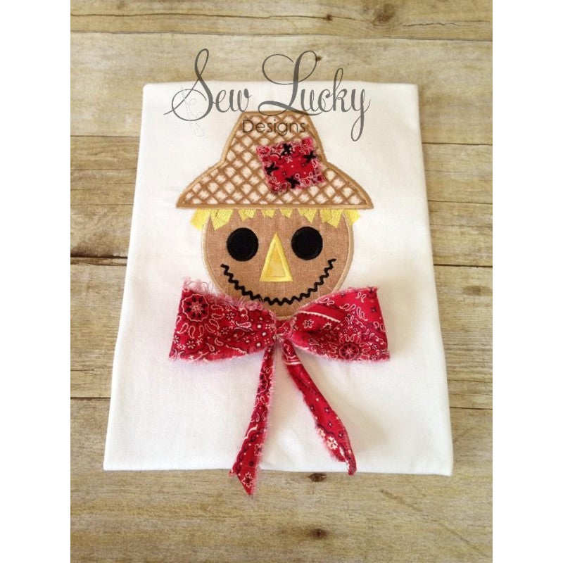 Fall Scarecrow Applique