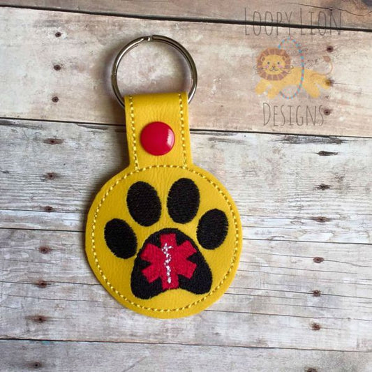 Service Dog ITH Key fob