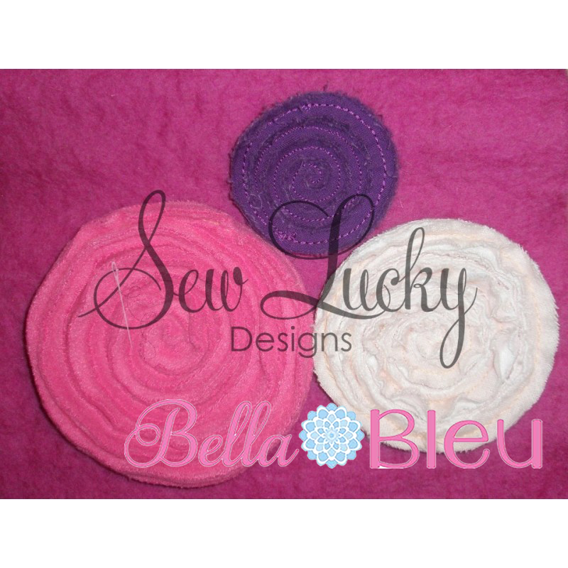 ITH Shabby Flower Machine Embroidery Design
