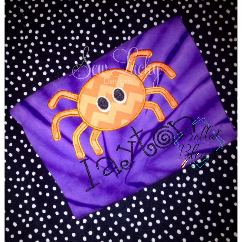 Spider Halloween Applique