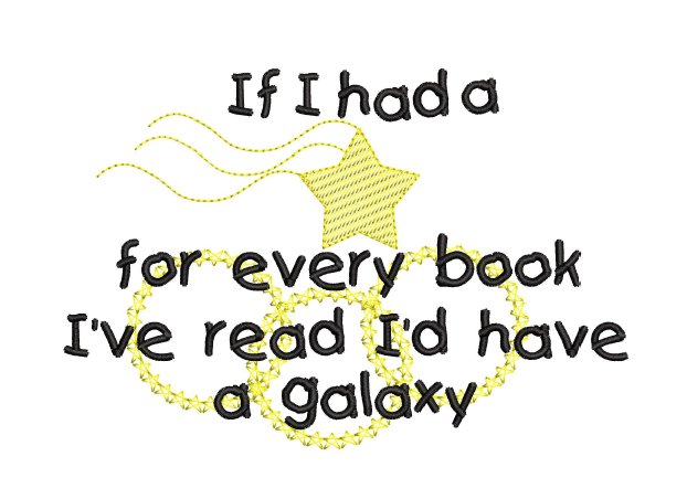 Book Star Galaxy Saying Reading Pillow