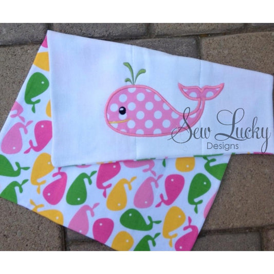 Nautical Whale Applique