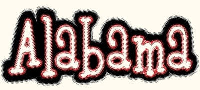 Alabama Zig Zag Applique