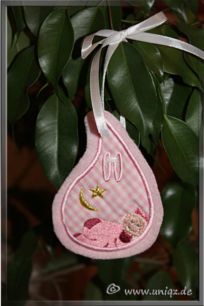 Sleeping Baby Drop Banner Add On - 3 Sizes