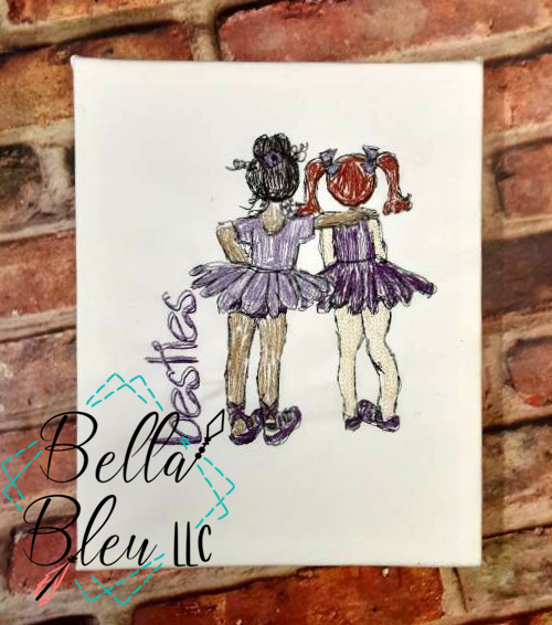 Ballerina Buddies Sketchy Scribble