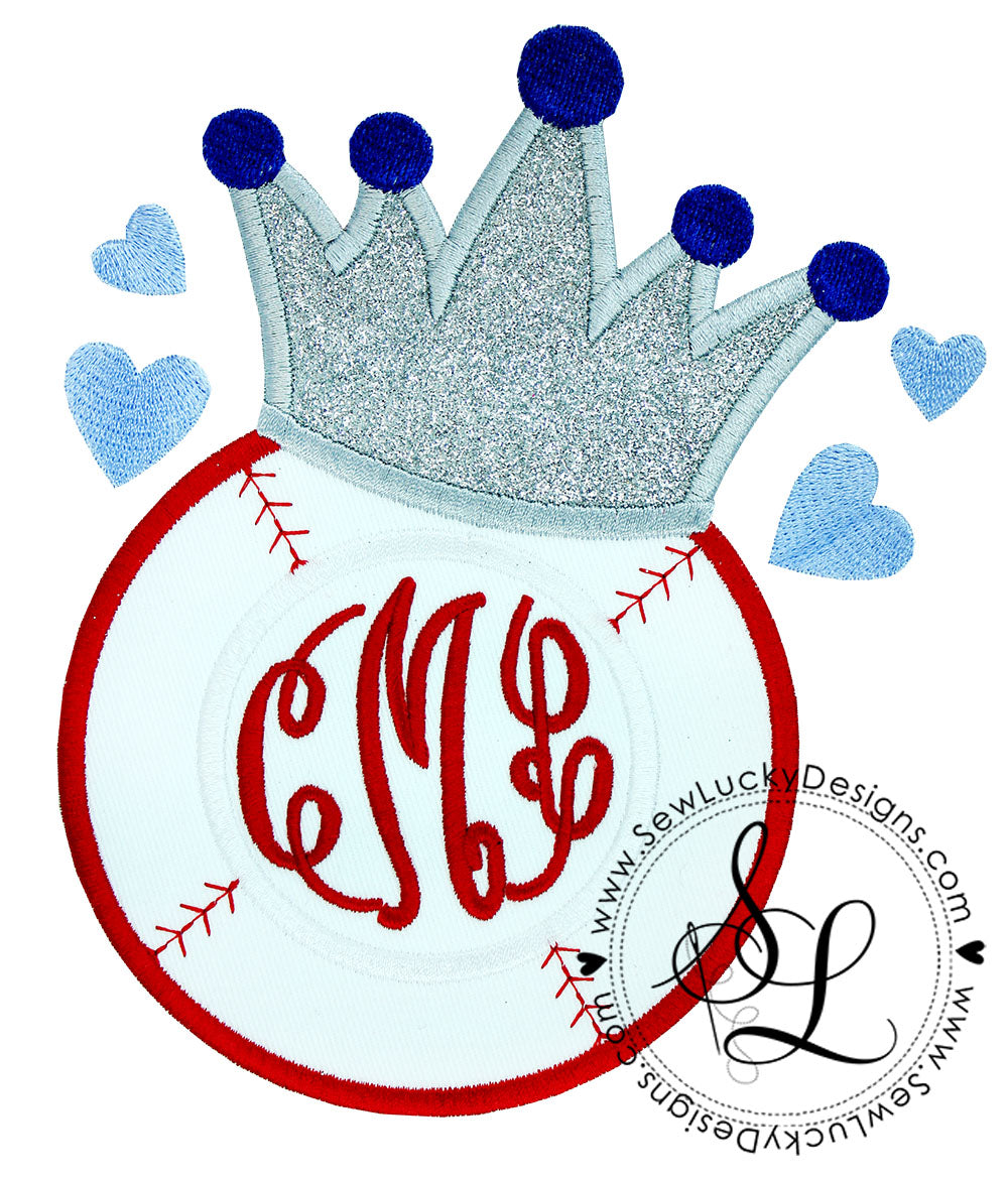 Softball Queen Applique
