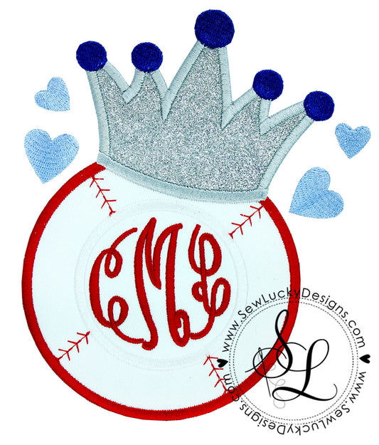 Softball Queen Applique