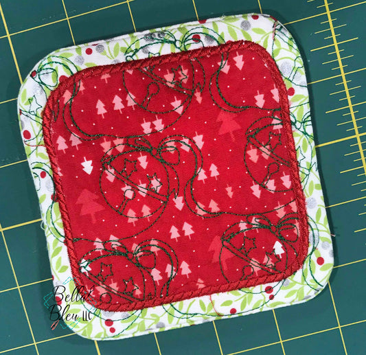 ITH Christmas Jingle Bells  Stipple Mug Rug