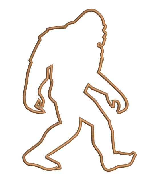 Big Foot Sasquatch embroidery design set