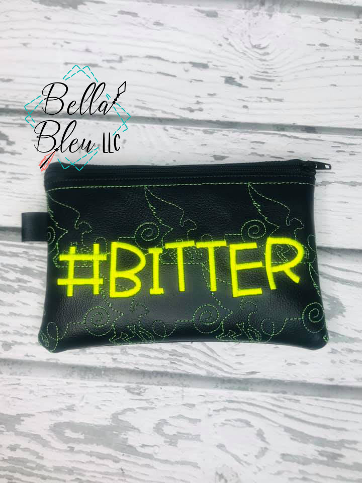 ITH # Bitter flying monkey stipple  Zipper bag wallet