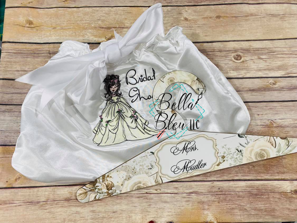 Wedding Princess Bride Scribble