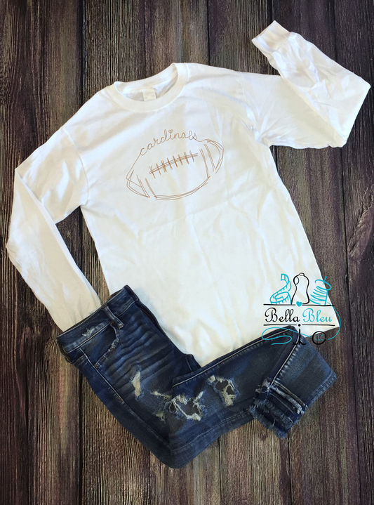Cardinals Signature Mascot Football Bean Stitch