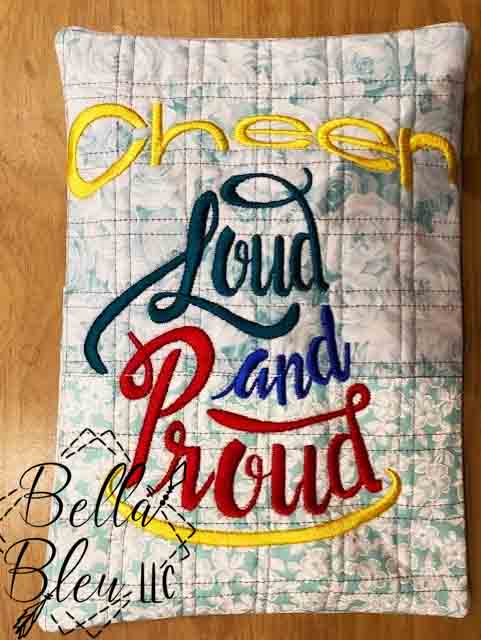 Cheer Loud and Proud Megaphone design