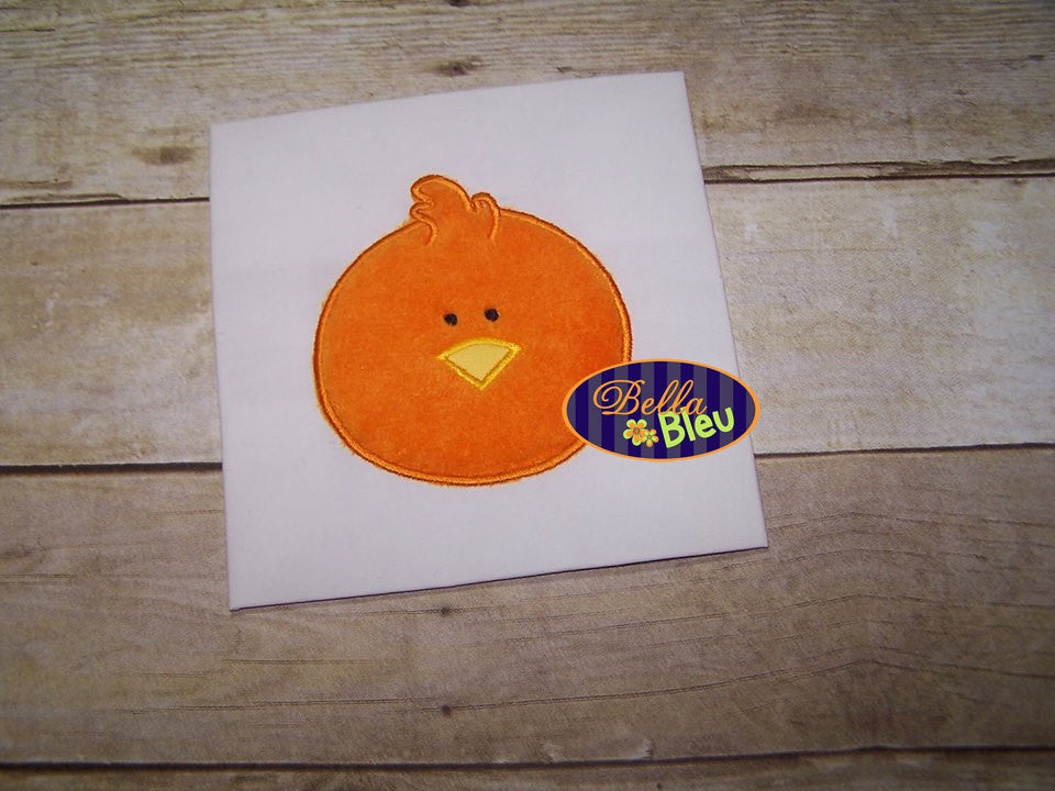 Barn yard Chick Chicken applique machine embroidery design