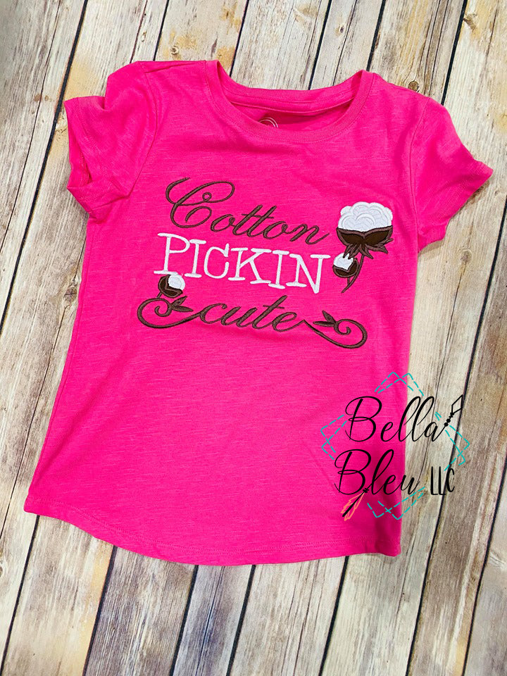 Cotton Pickin Cute Cotton Plant Saying
