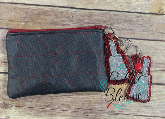 ITH Cowbell Stipple Zipper bag Wallet