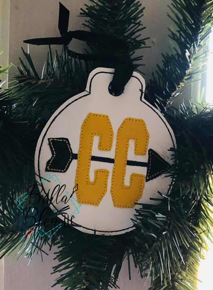 ITH Christmas Ornament Cross Country