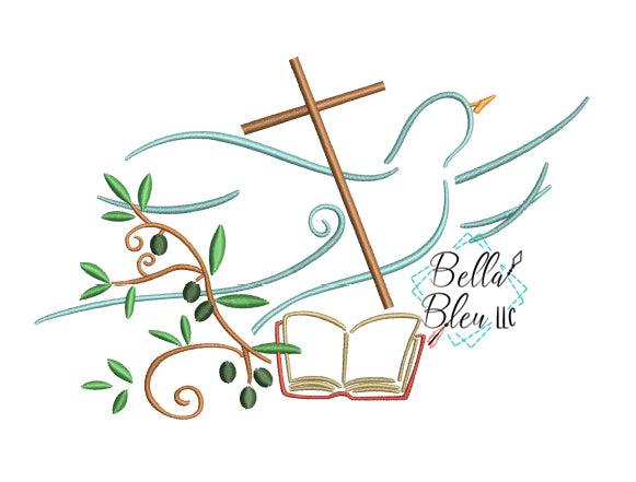 Easter Blessings Dove with Cross